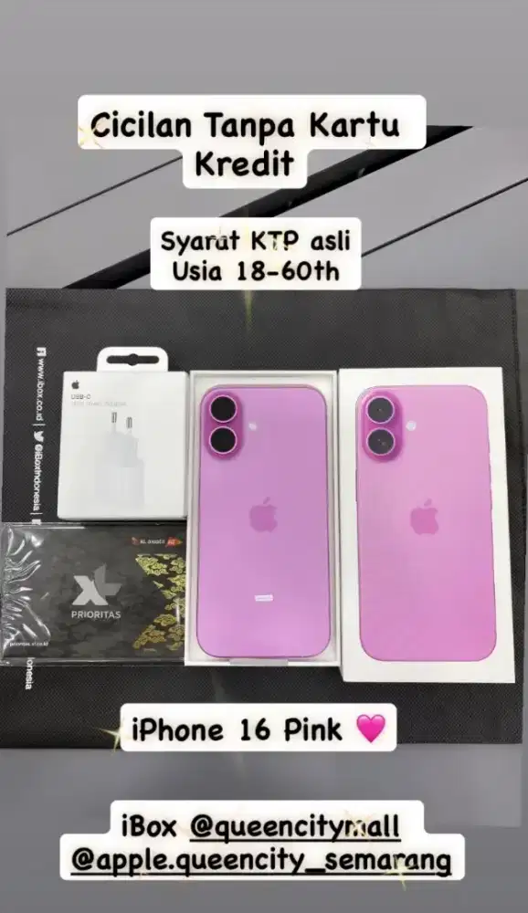 IPHONE 16 CICILAN 0% TANPA KARTU KREDIT