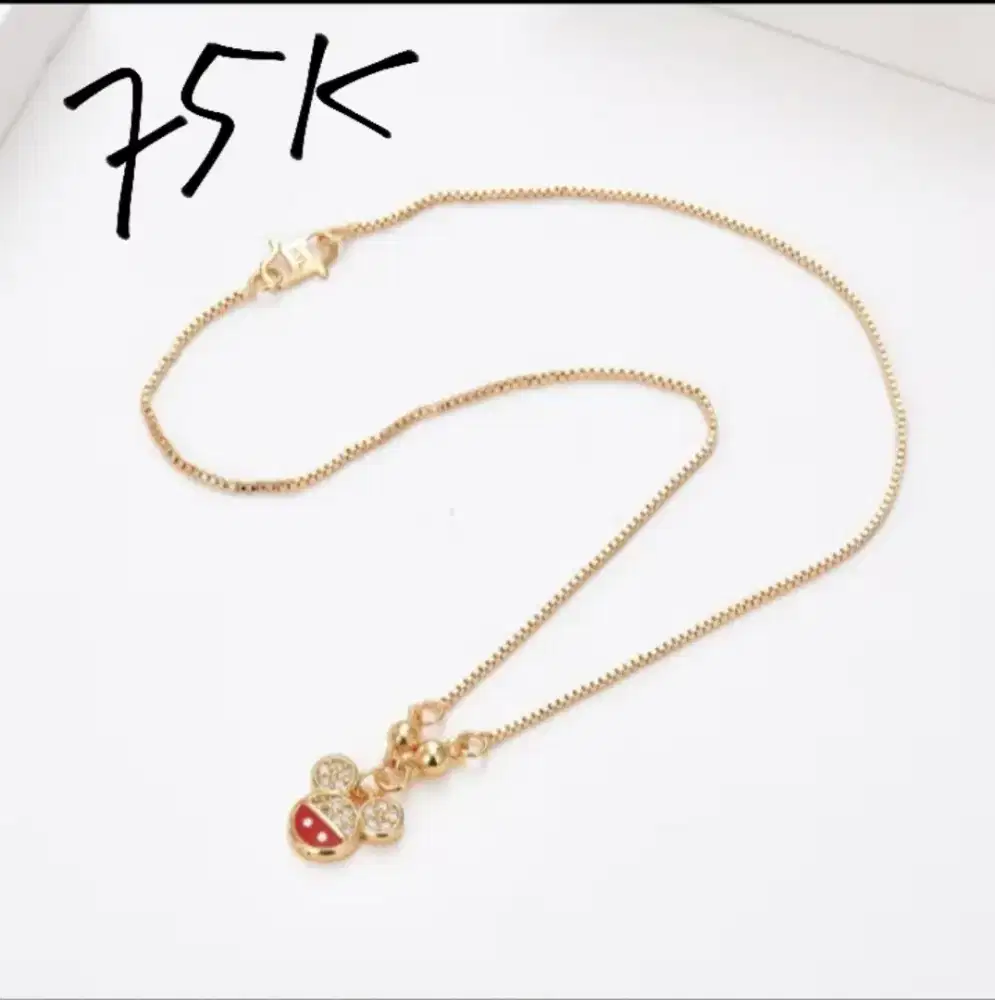 Kalung anak lapis emas