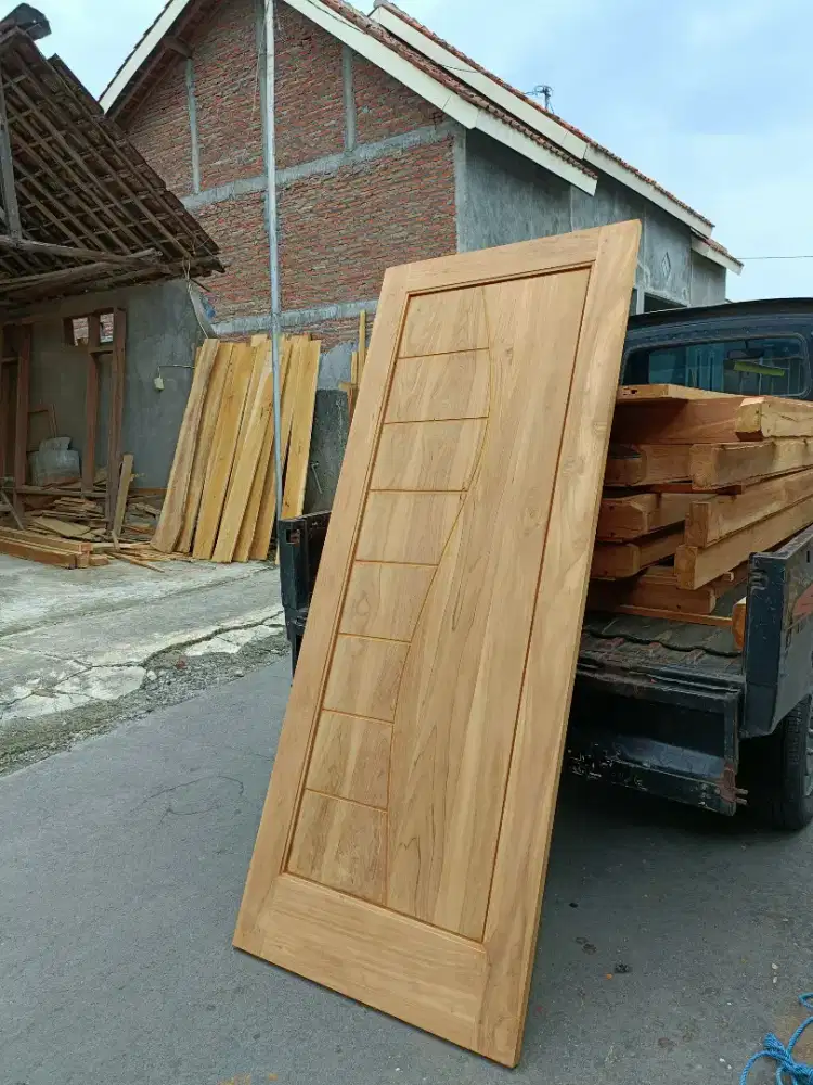 Pintu Kamar Bahan kayu jati