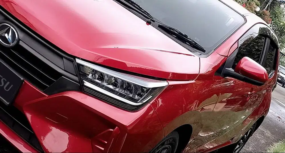 [Harga Cash] Daihatsu Ayla 1.2R AT 2024 Matic Merah Metalik