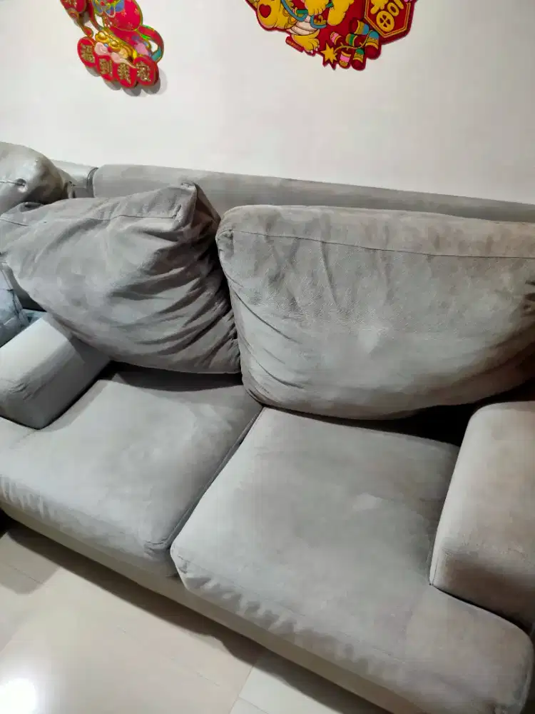 sofa beludru premium