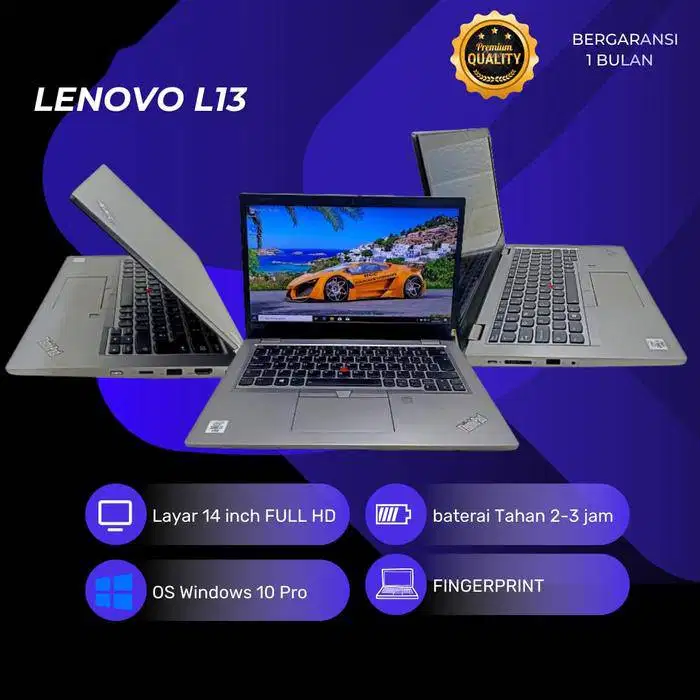 Laptop Lenovo Thinkpad L13 Core i5 Gen 10 Ram 16GB Ssd 256GB RA-HG