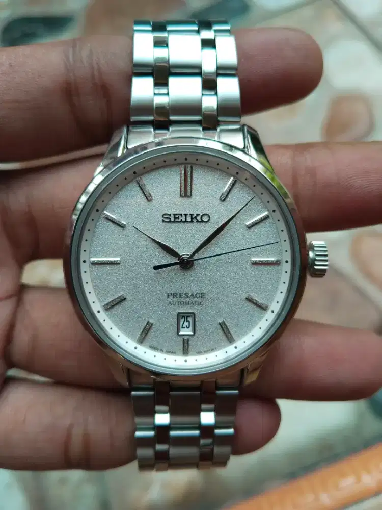 Seiko Presage SRPD39J1 Zen Garden Automatic White Dial