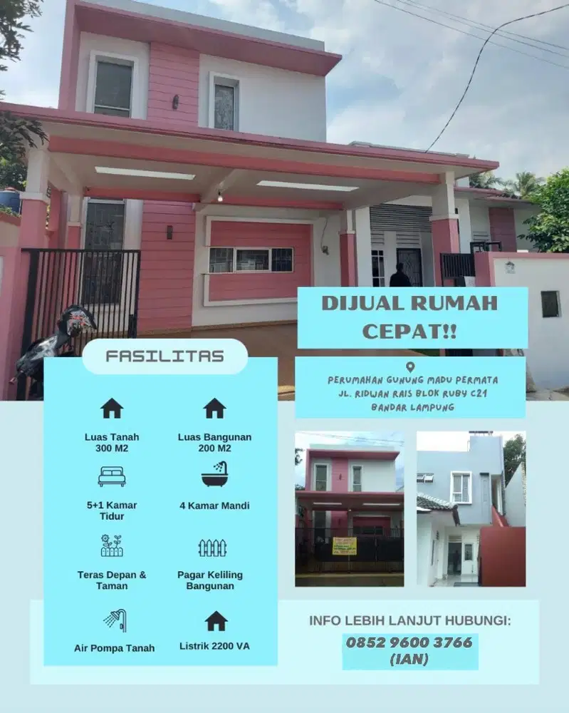 RUMAH DIJUAL CEPAT