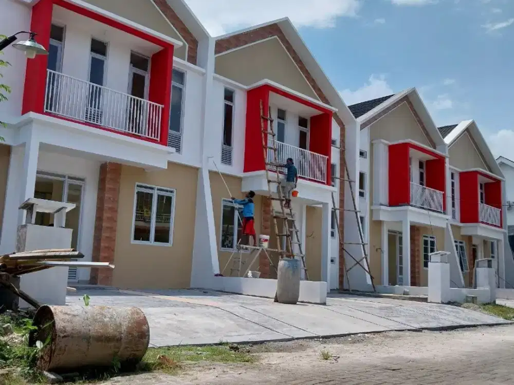 rumah tanah luas 2 lantai tanpa dp posisi blok depan 5 juta all in