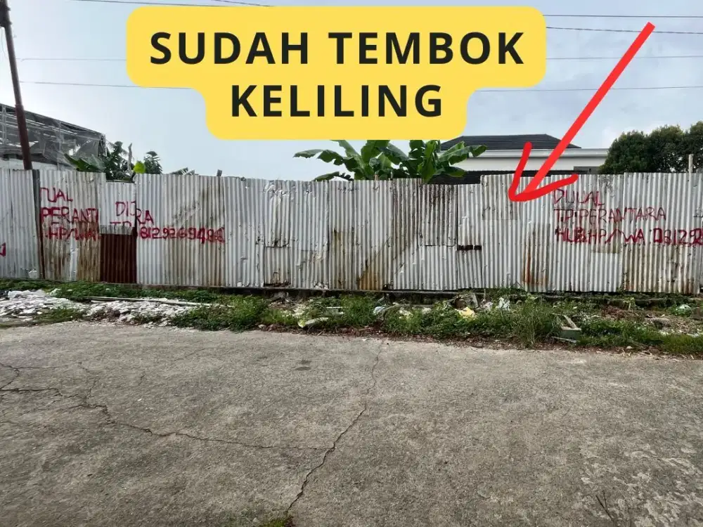 Tanah Palembang JL Tanjung Harapan, Dekat PARAMONT