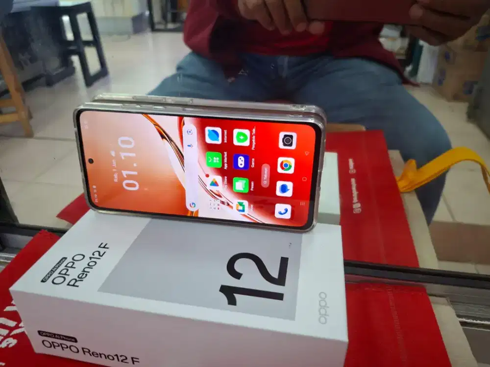 Oppo Reno 12F Ram 8/256 gb mulus no minus lengkap