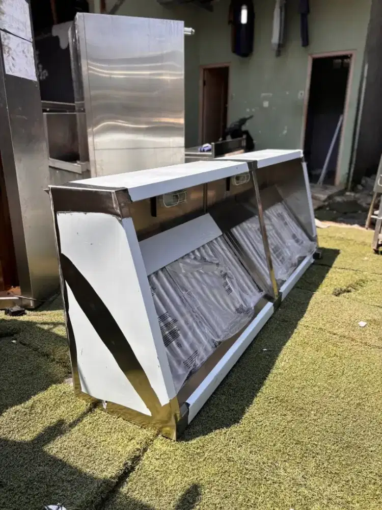 Hood kondisi baru filter stainlees,cover lampu,box oil