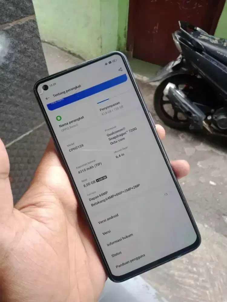 Oppo reno 5 siap pakaii