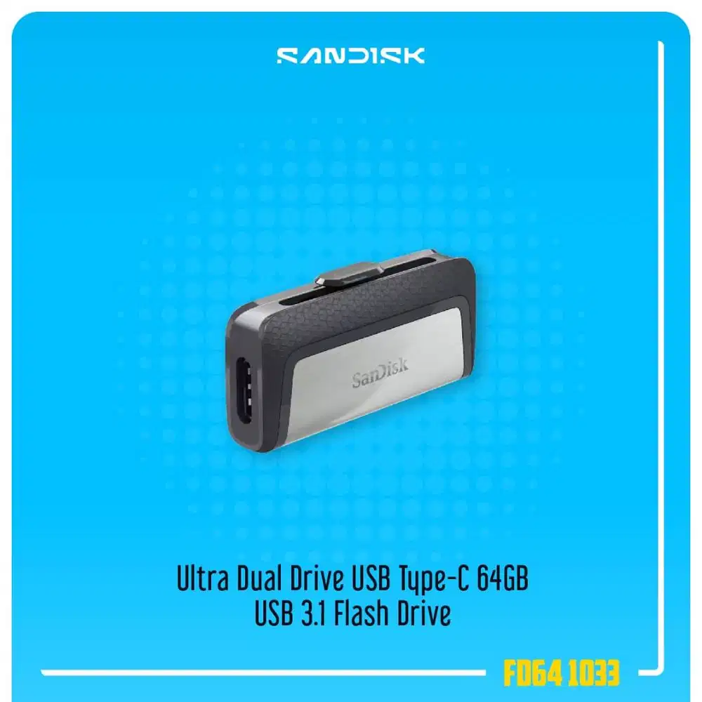 Flashdisk 64Gb SANDISK TYPE C Dual Drive OTG