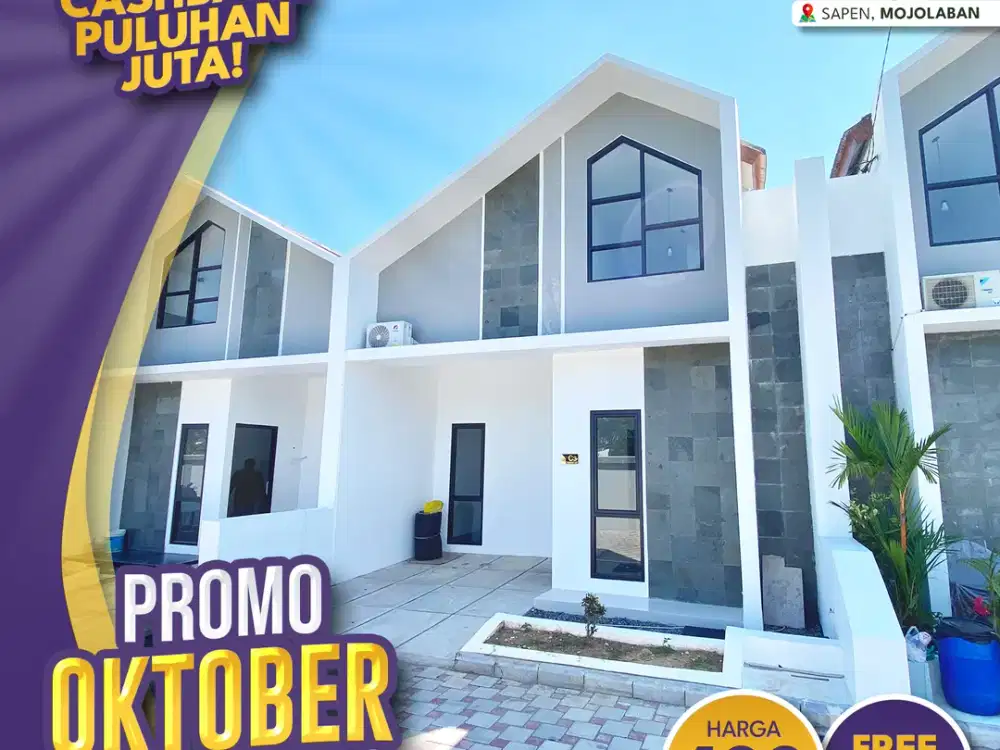 Nego Sampai Deal ! Rumah Skandinavian dekat Solo Safari