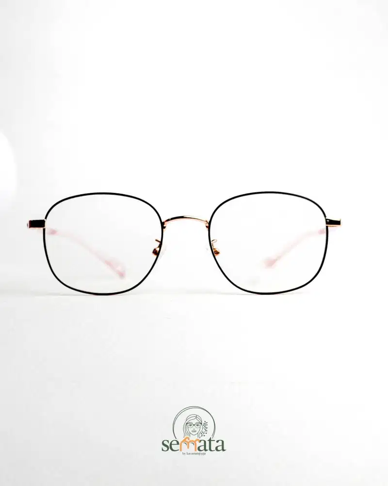 Semata Eyewear - Kacamata Kotak Besi Tangkai Lentur - CIHA 04