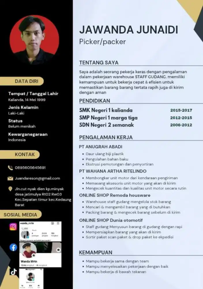 Sedang mencari pekerjaan