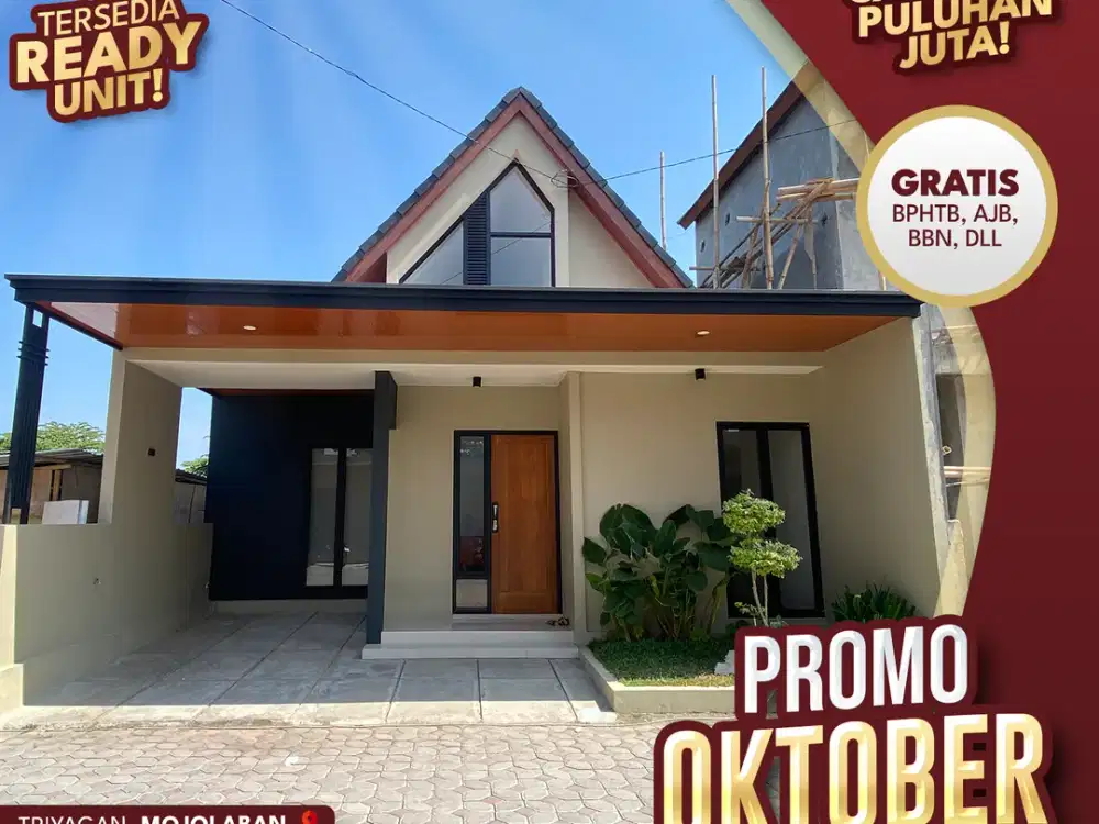 Rumah Promo Spesial Dekat RS Moewardi Solo