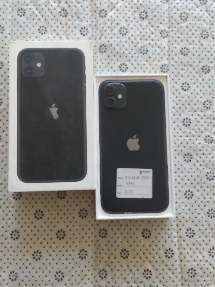Iphone 11 64GB Second ibox black fullset