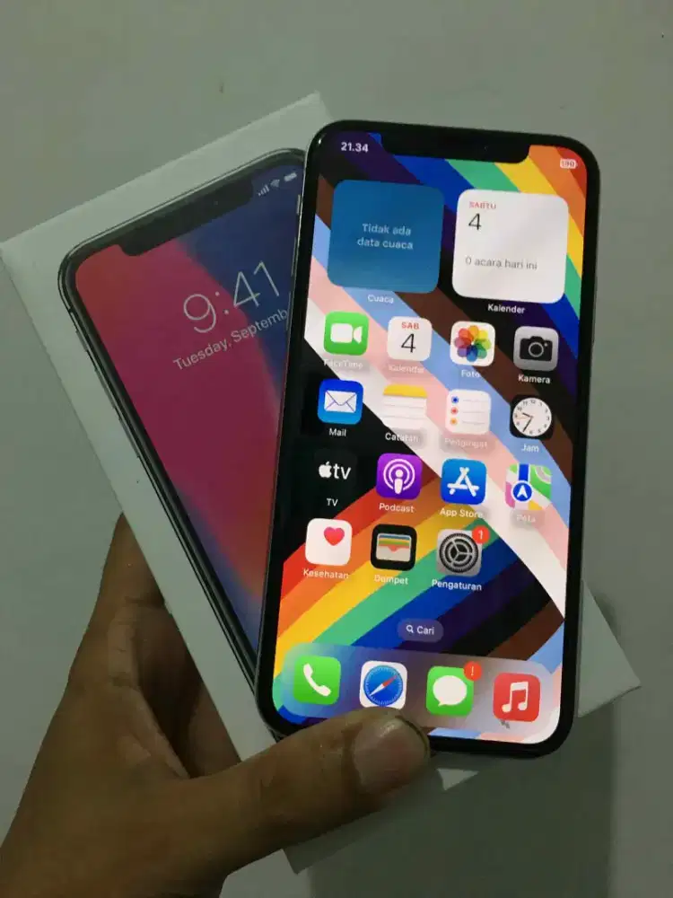 iphone X ibox lengkap