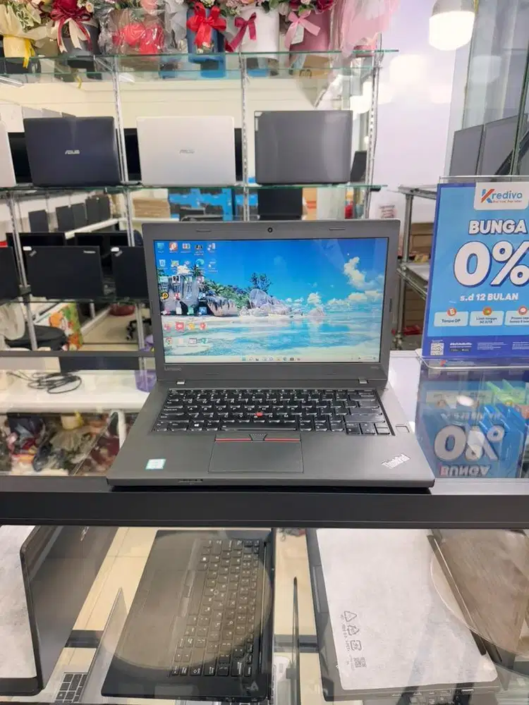 LENOVO T470P CORE I7 GEN7 VGA NVIDIA 2GB RAM 8GB SSD 256GB