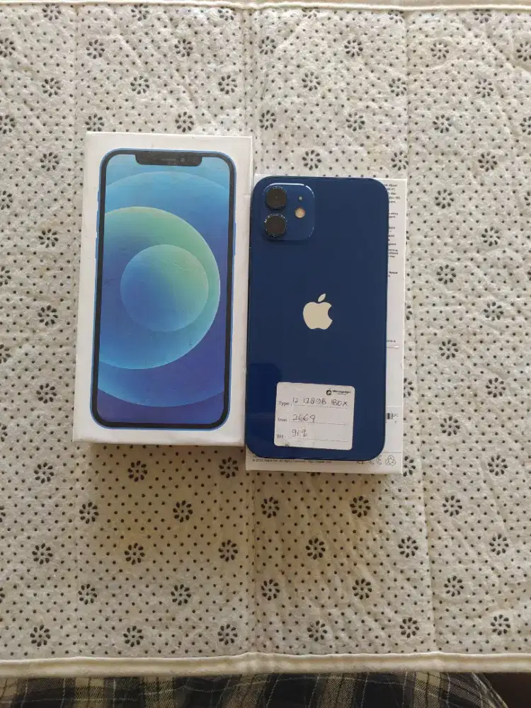 Iphone 12 128GB  Second ibox Bergaransi fullset