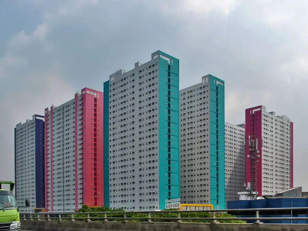 APART GREEN PRAMUKA SQUARE STUDIO UNFURNISH HARGA MURAH