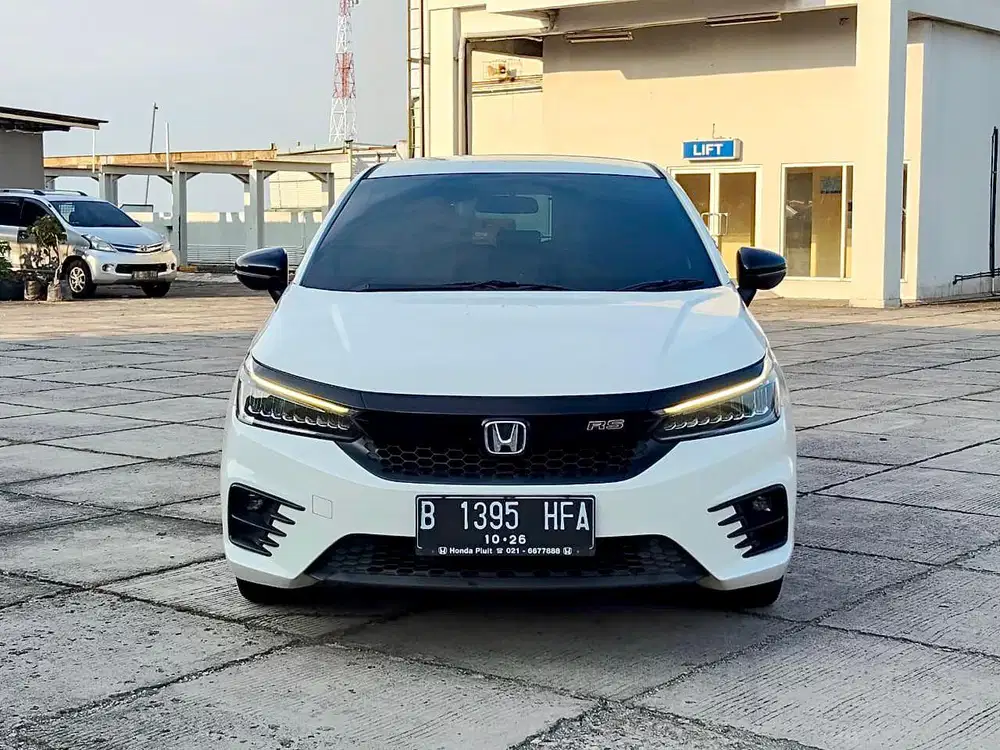 DP 5JT HONDA CITY RS HATCHBACK HB AT MATIC AUTOMATIC 2021 PUTIH