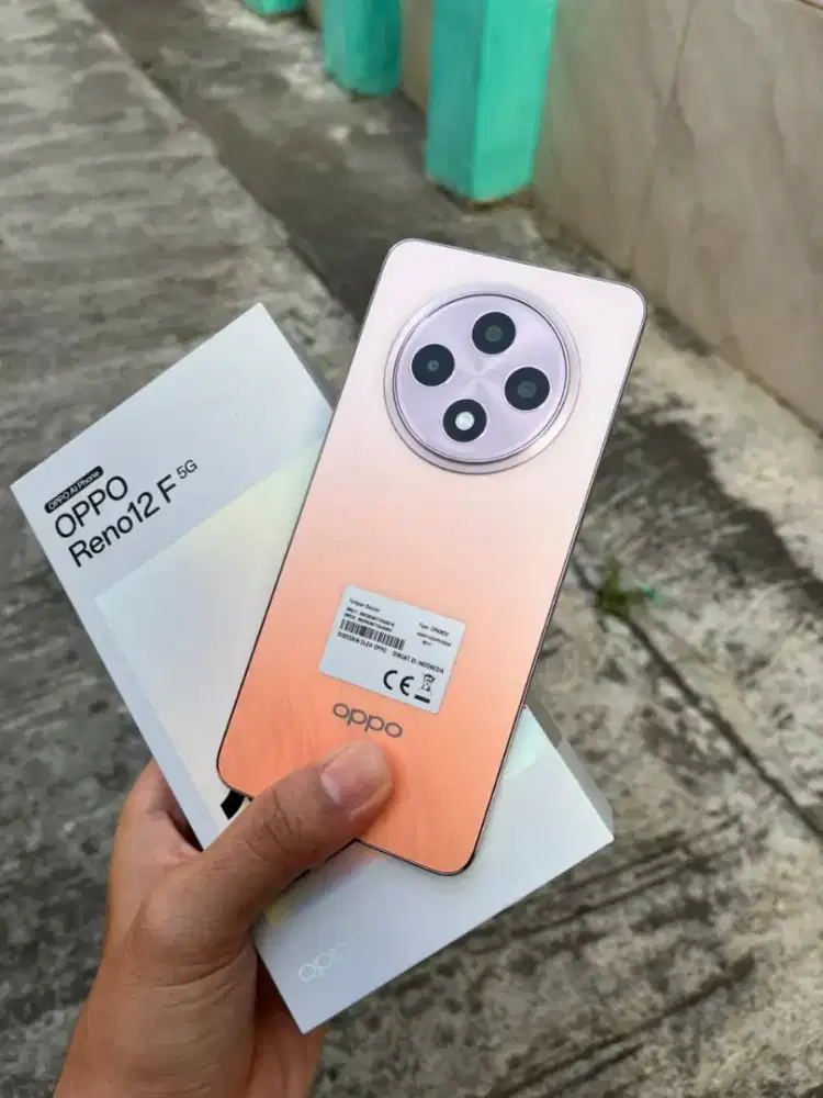 Oppo Reno 12F 5G 12/512gb lengkap istimewa garansi panjang