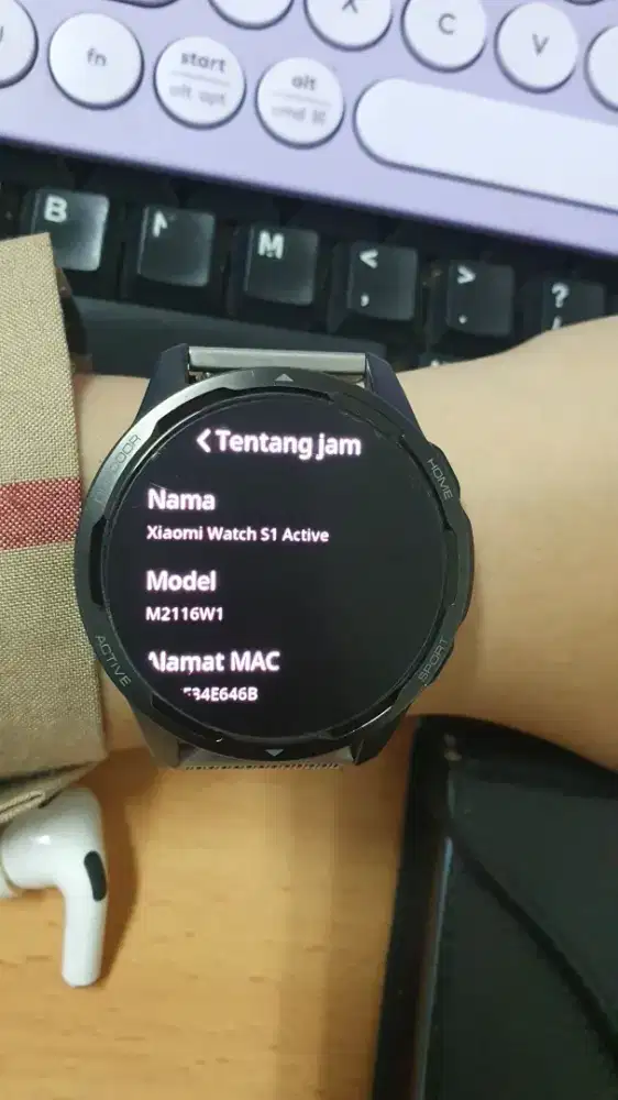 Xiaomi Watch S1 Active - Smartwatch Sporty Mulus, GPS & AMOLED