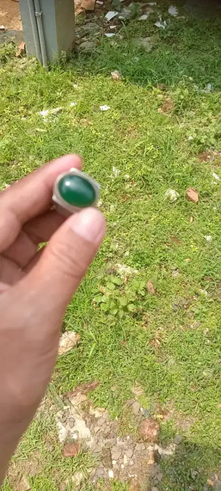 Cincin perak batu ohen