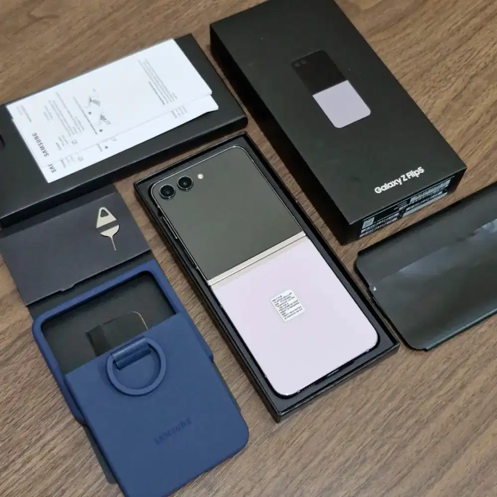 Samsung Galaxy Z Flip 5 5G 8/256GB Resmi SEIN Lavender Fullset