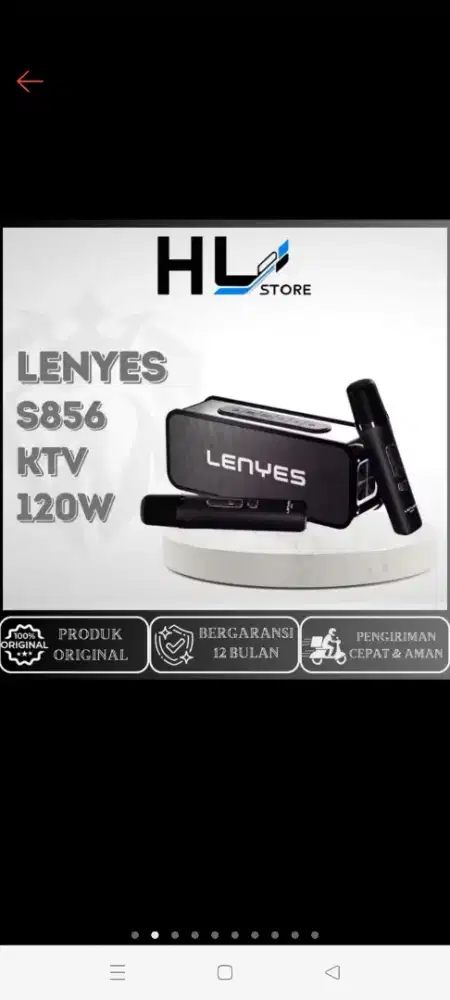 SPEAKER MIC LENYES karaoke super bass jual karena salah beli