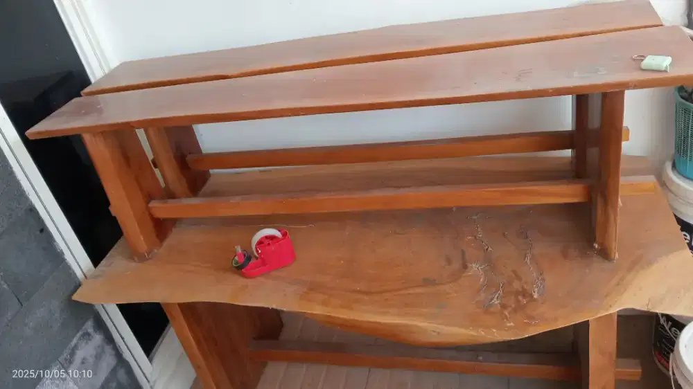 Dijual meja bangku jati