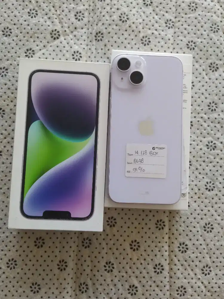 Iphone 14 128GB Second ibox Bergaransi