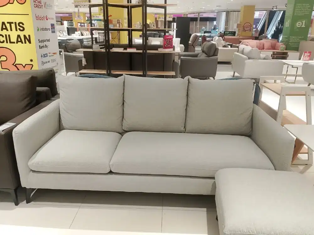 L sofa fabric BERLIN ukuran 188×83×83