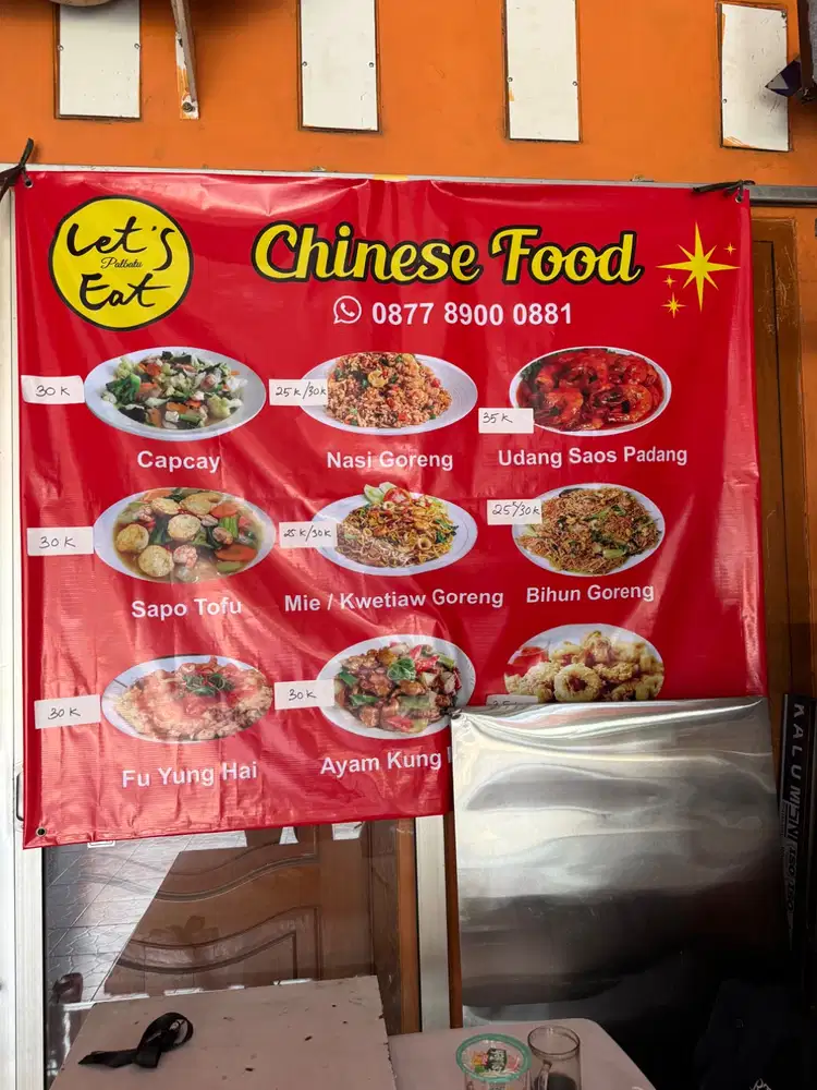Dicari tukang masak chinese food