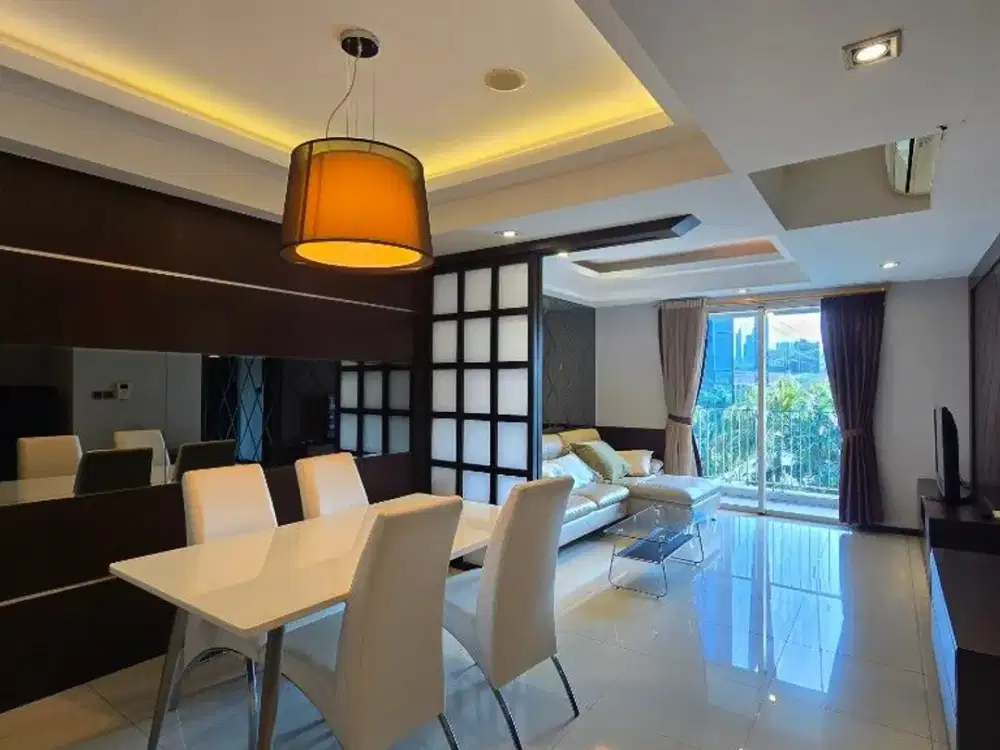 Sewa Fully Furnished Unit 2BR Casa Grande Unit Besar 102sqm