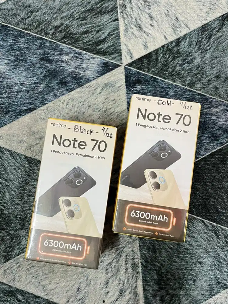Realme Note 70 4/128 New garansi resmi
