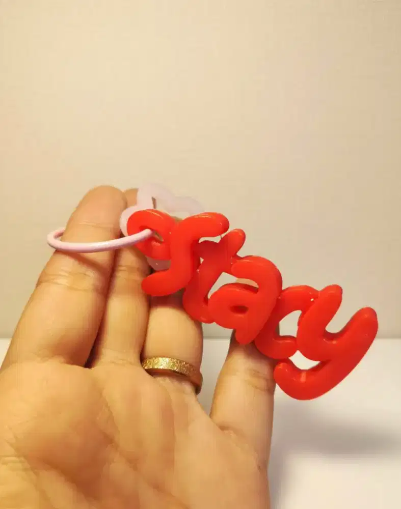 Gantungan Kunci Custom Nama 3D printing