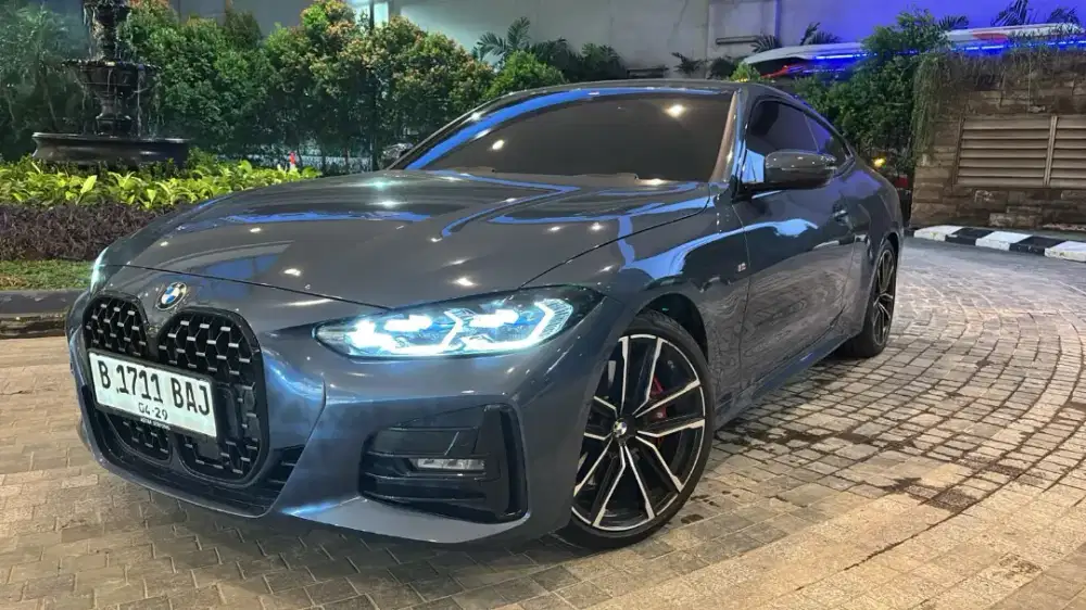 BMW 430i coupe, blue metalik