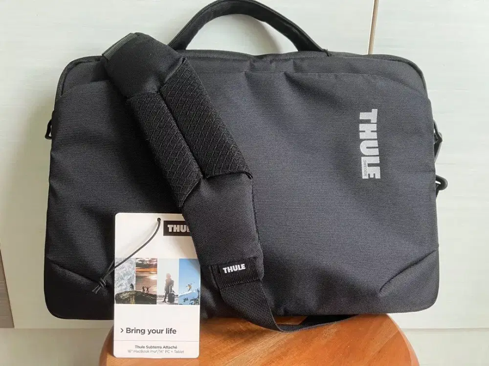 Thule Subterra Attache Laptop Macbook Bag Case Hitam Original Tas