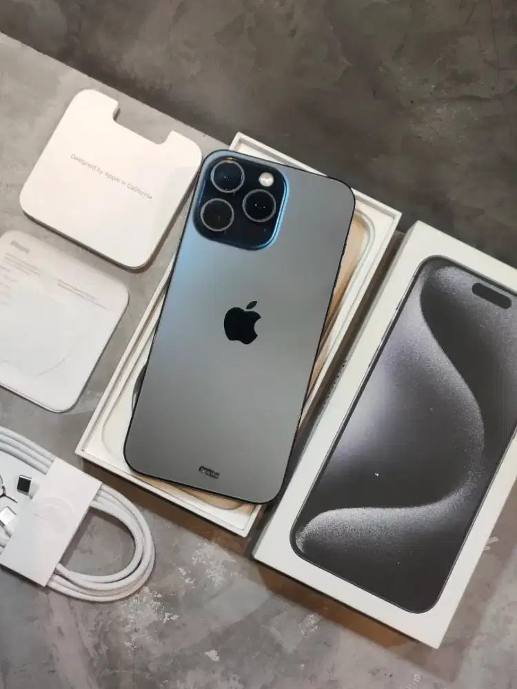 iPhone 15 Pro Max 256GB BlueTatinium iBox Resmi Indonesia