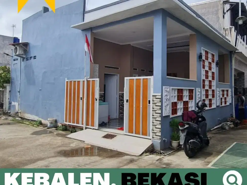 Rumah dijual Hook Murah Kebalen, Kebalen, 15 menit Stasiun Bekasi, SHM