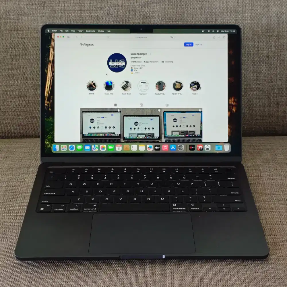 Macbook Air M3 16/256Gb Midnight Garansi Resmi Ibox September 2026