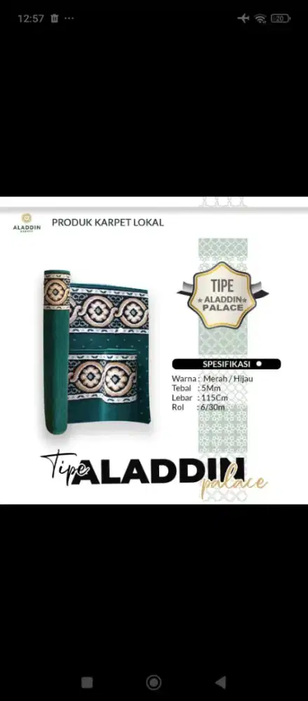 Jual karpet masjid murah se indonesia