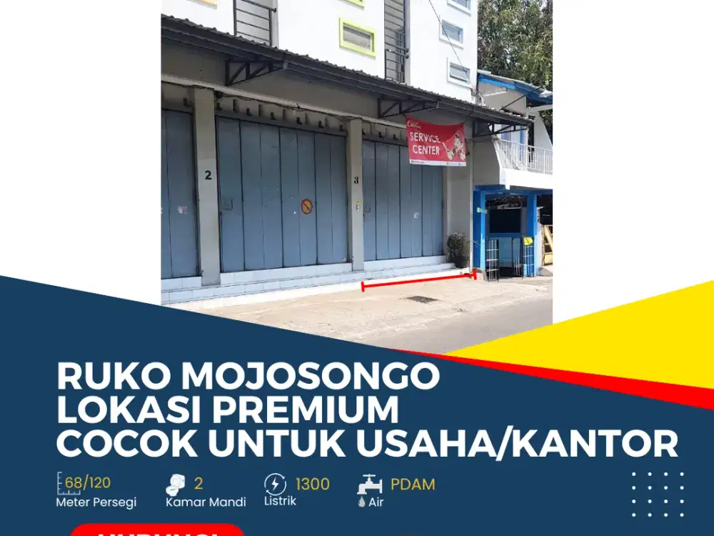 Ruko Lokasi Premium dan Strategis di  Mojosongo Surakarta