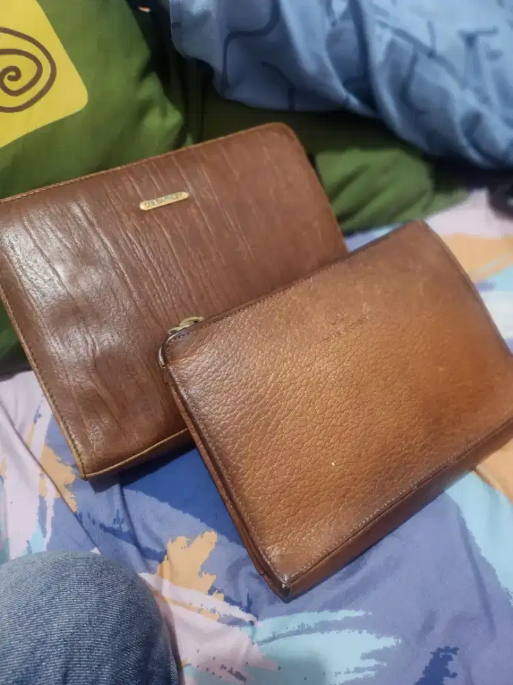 Preloved 2 handbag kulit asli. Lepas borongan murah banget
