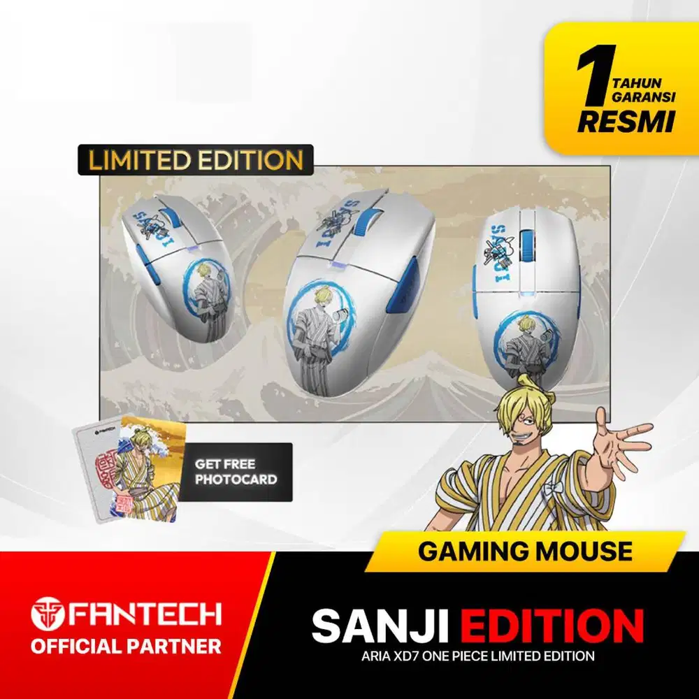 Fantech Aria XD7 One Piece Edition Sanji Mouse Gaming Wireless