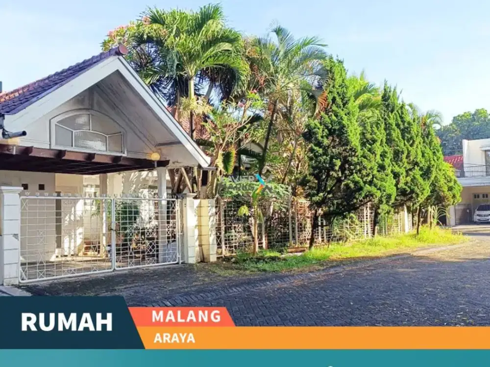 Rumah Hook Langka Strategis di PBI Araya Blimbing Malang Blok Depan