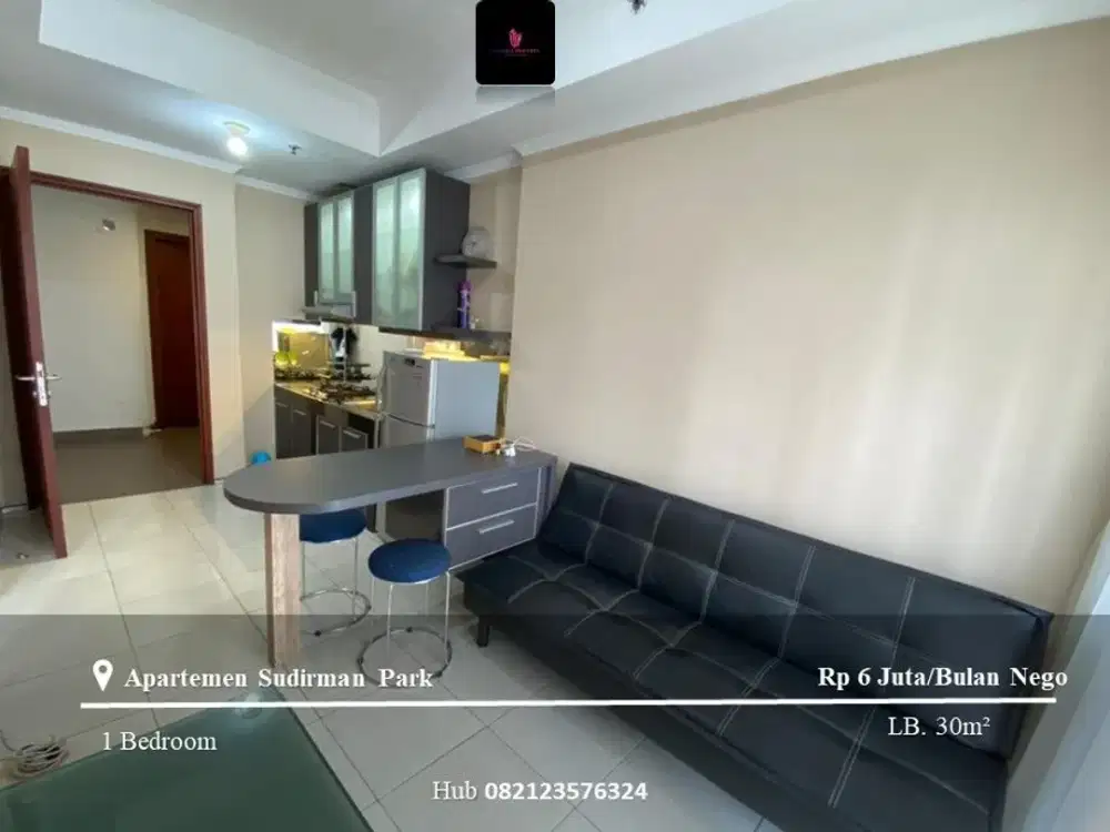 Disewakan Apartement Sudirman Park High Floor 1BR Full Furnished