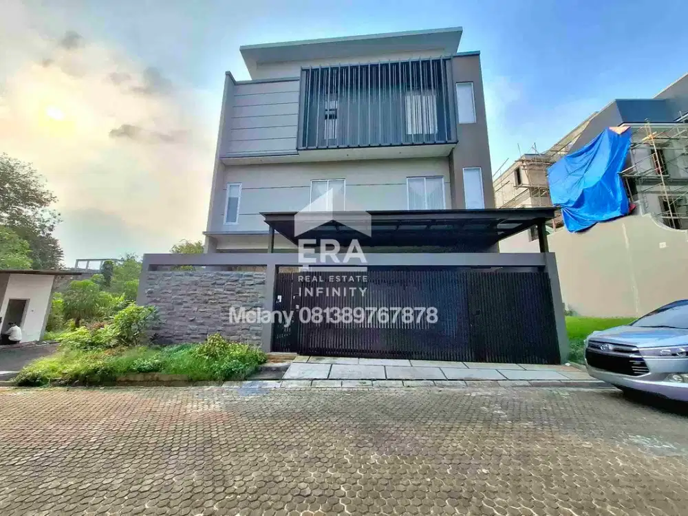 Rumah Baru Intercon Kbn Jeruk dalam cluster yang asri, Row jalan lebar
