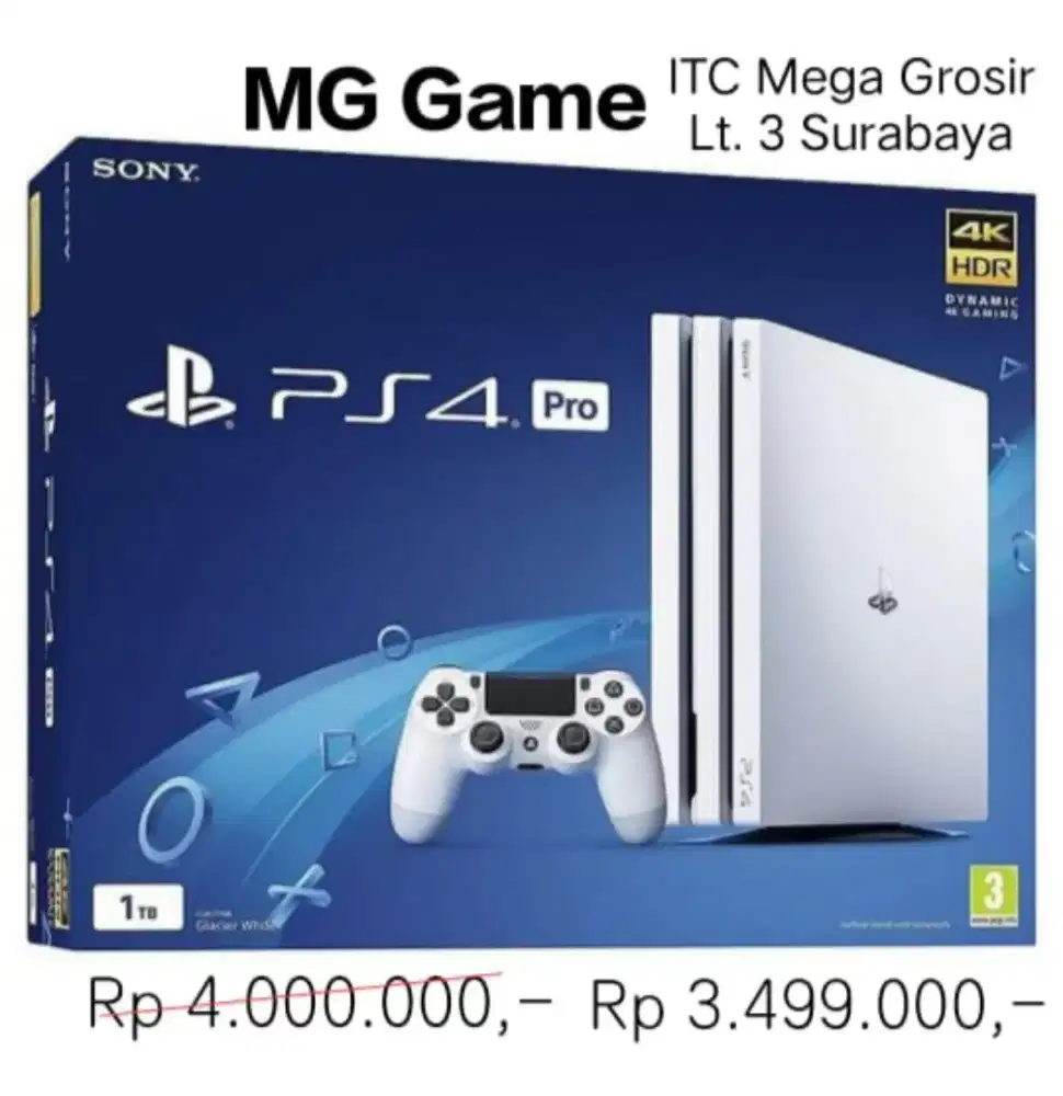 PS4 PRO HDD 1TB FULL GAME