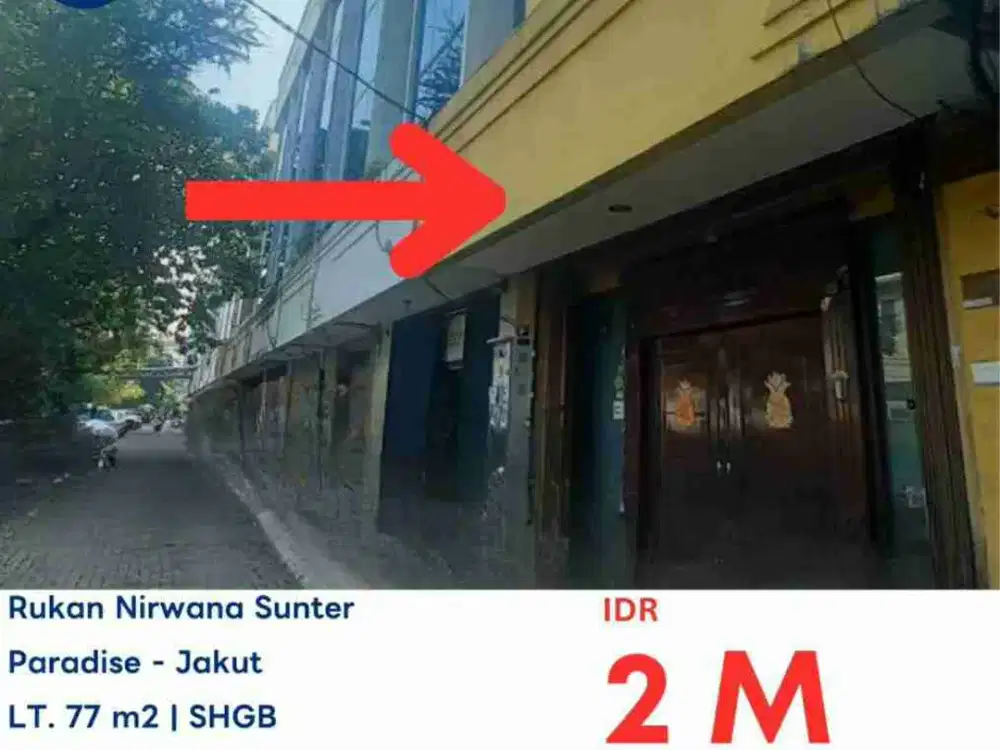 LELANG RUKO DI NIRWANA SUNTER ASRI